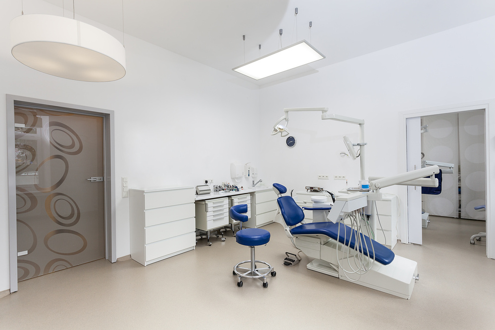 Interior of a new modern dental office